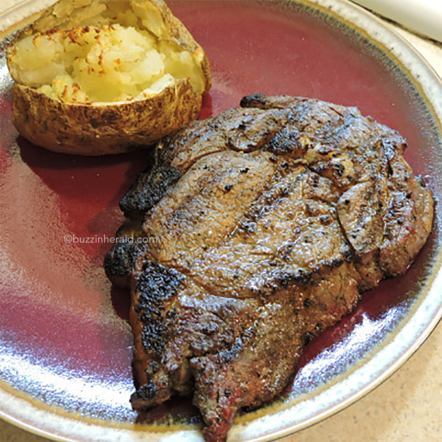 Reversed-Seared Rib-Eye