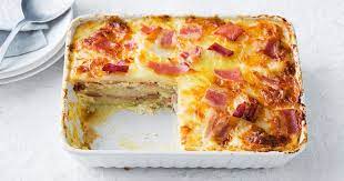 Cheese & bacon lasagne