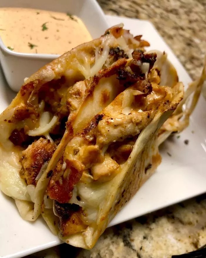  CHICKEN BACON RANCH TACOS