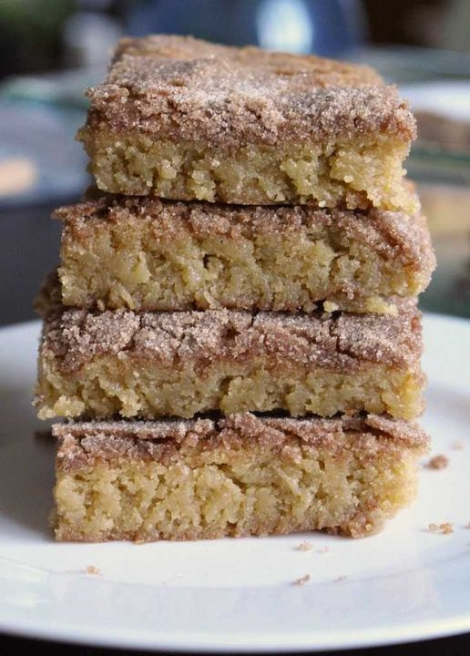 SNICKERDOODLE COOKIE BARS