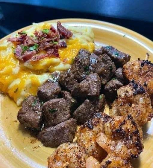 air fryer garlic butter steak bites