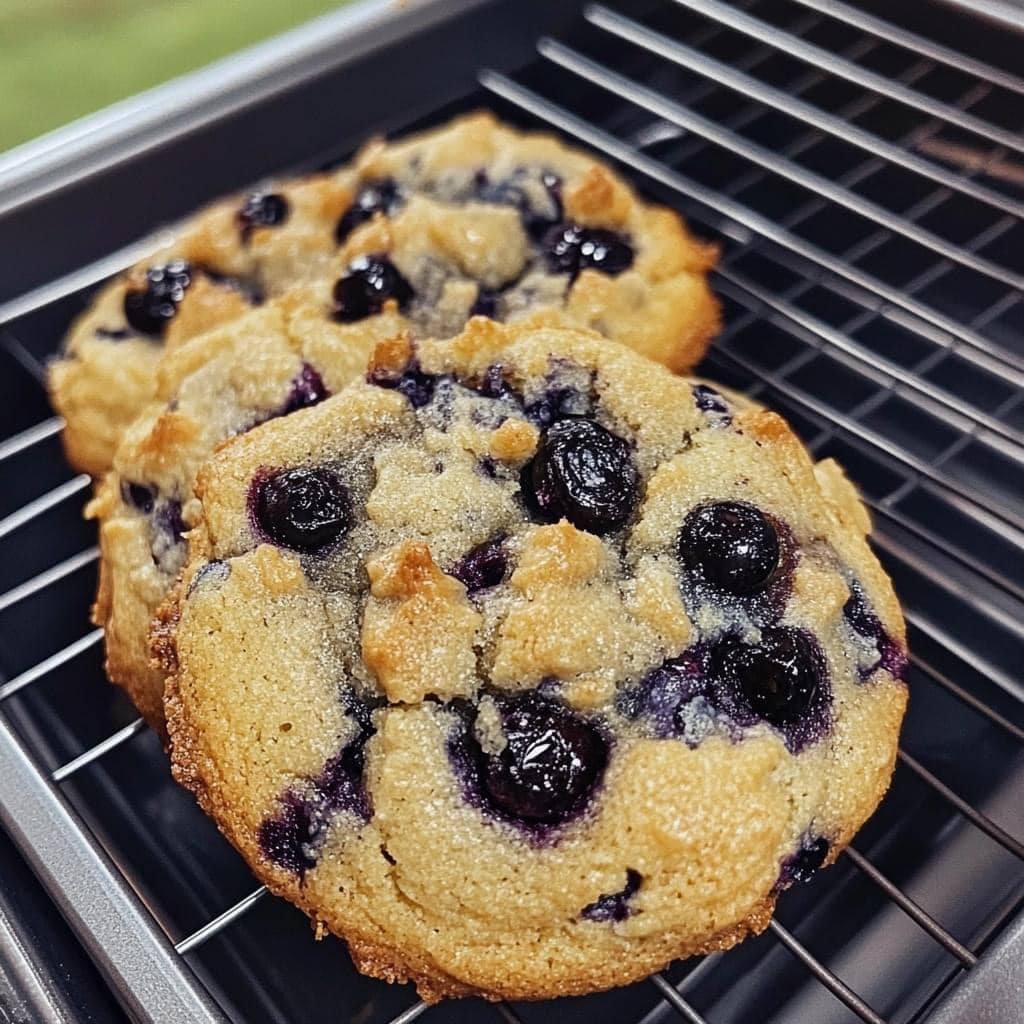 Blueberry muffin cookies