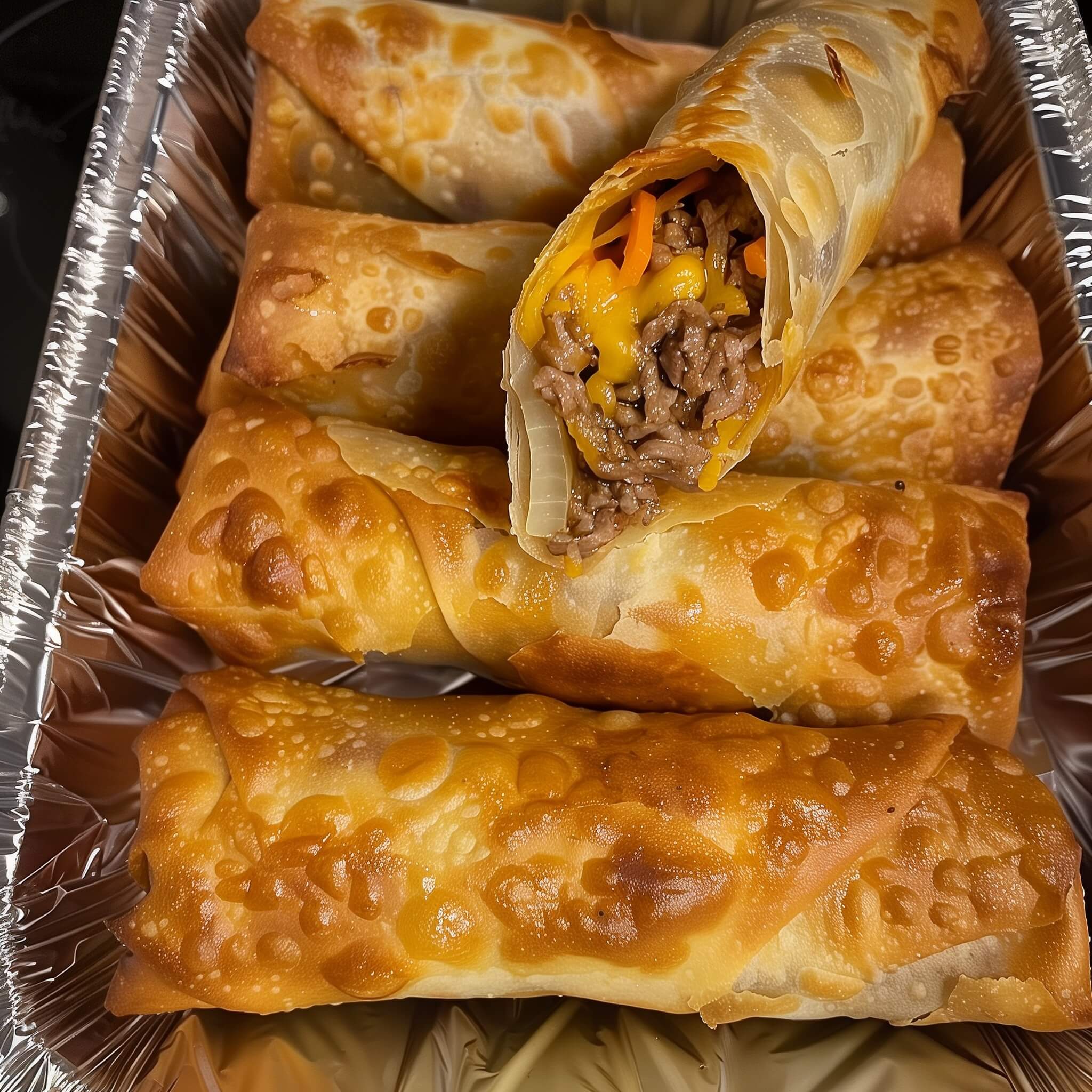 Philly Cheesesteak Egg Roll