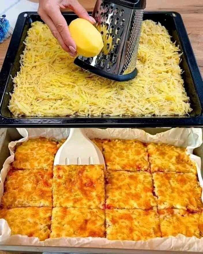 Revolutionary Cheesy Potato and Veggie Bake