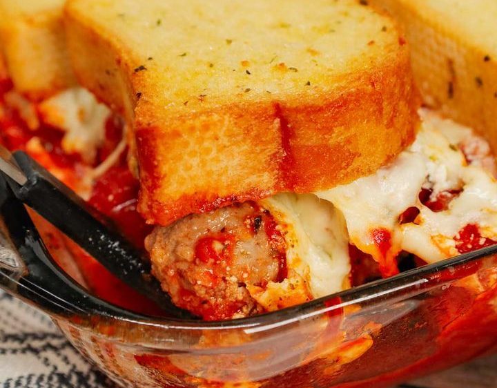 Dump and Bake Meatball Casserole