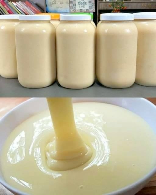 Homemade 2-ingredient condensed milk: delicious and economical