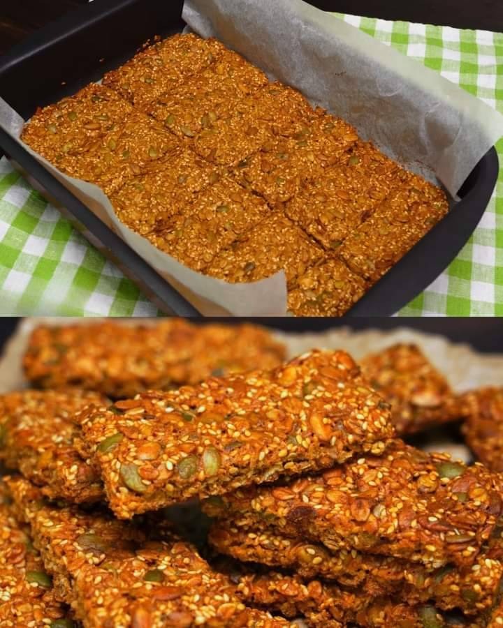 Honey Oatmeal Seed Crackers – Soft and Crunchy Options