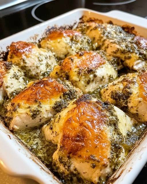 Pesto Chicken Bake