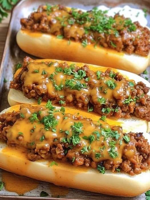 Garlic Bread Sloppy Joes