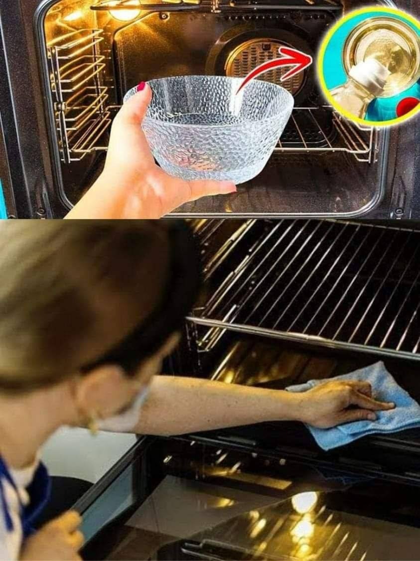 The magic trick to cleaning the entire oven with the bowl method: it will sparkle with cleanliness