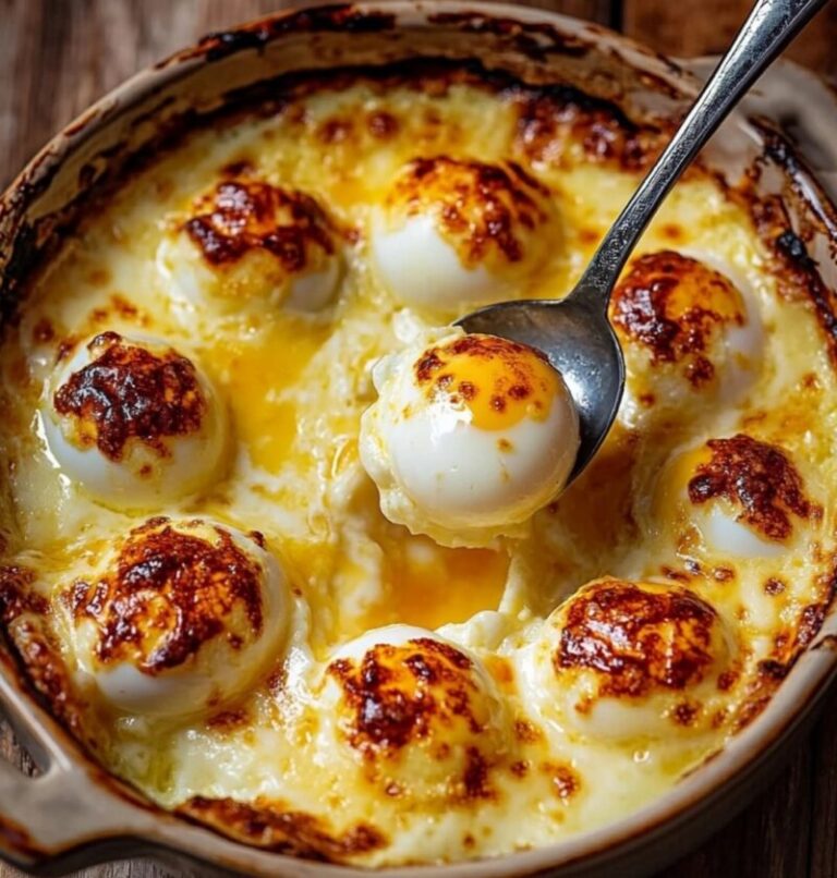 Hard-Boiled Egg Gratin with Béchamel Sauce