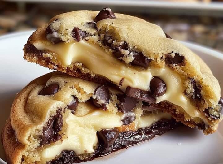 Cheesecake Stuffed Chocolate Chip Cookies