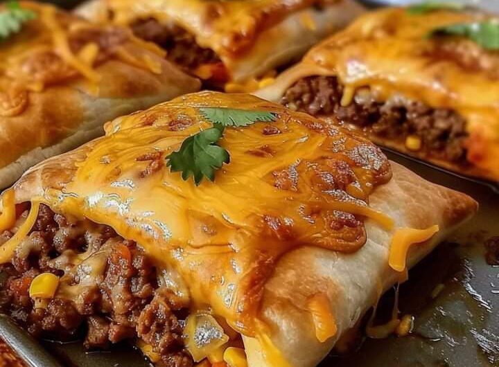 Loaded Taco-Stuffed Cheesy Pockets