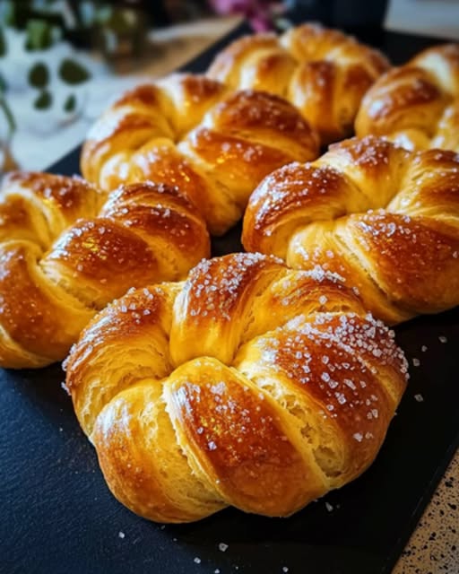 Twisted Puff Pastry Buns with the Companion