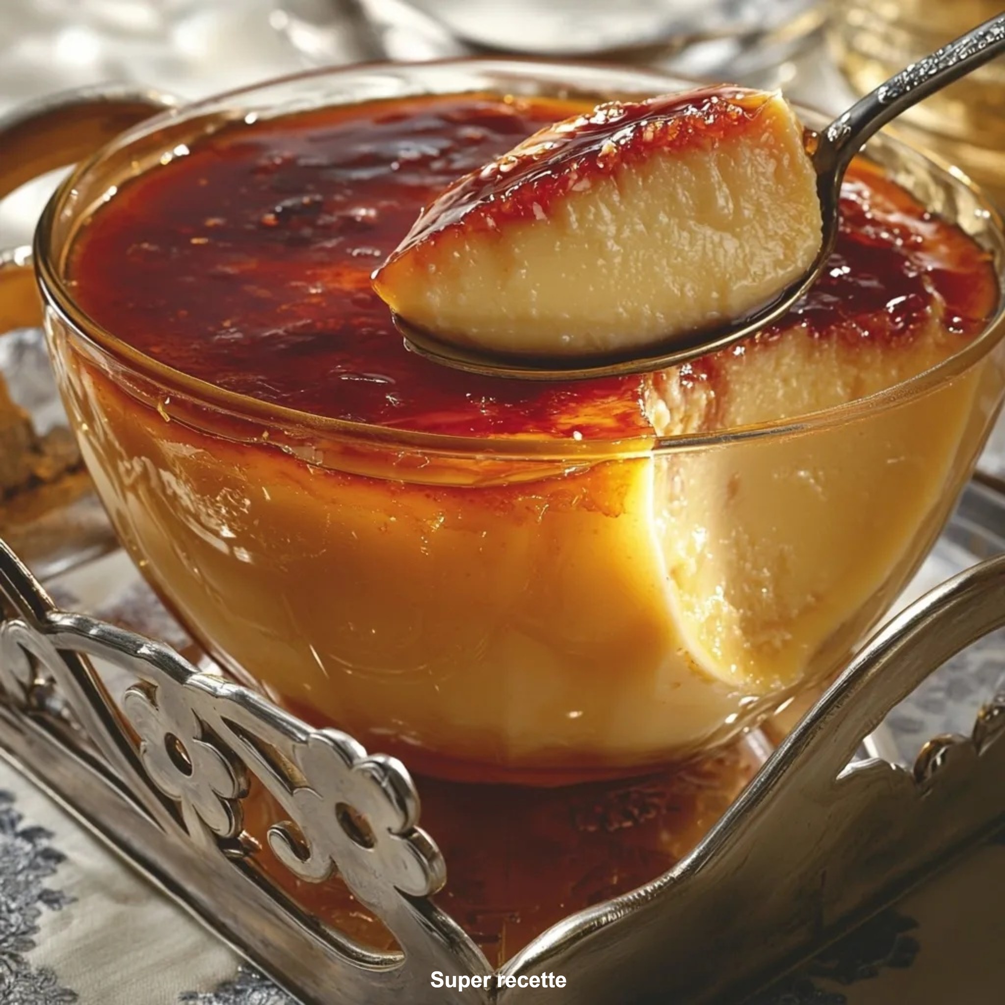 Crème caramel is a classic dessert