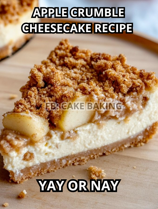 Apple Crumble Cheesecake Recipe