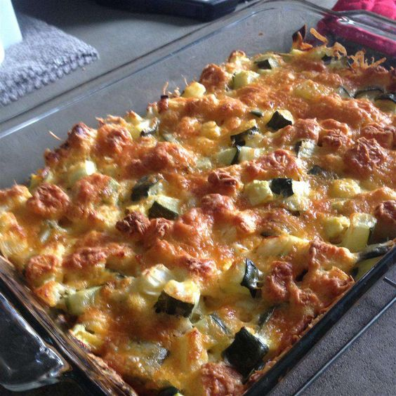 Easy Zucchini Bake Casserole