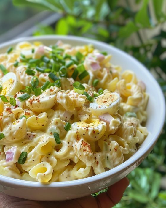 Deviled Egg Pasta Salad