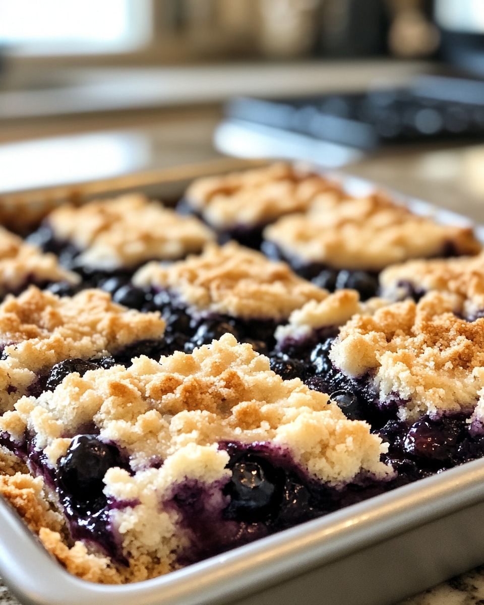 Old-Fashioned Blueberry Bars