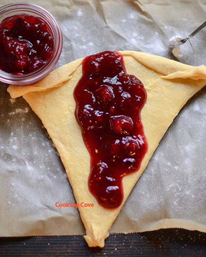 Easy Cranberry Crescent Rolls