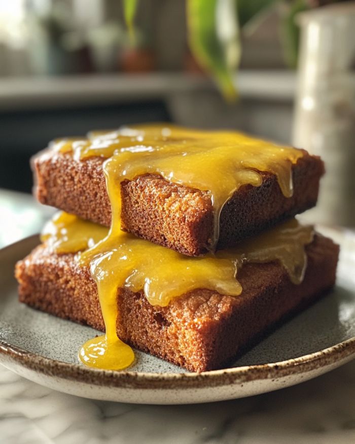 Gingerbread with Lemon Sauce