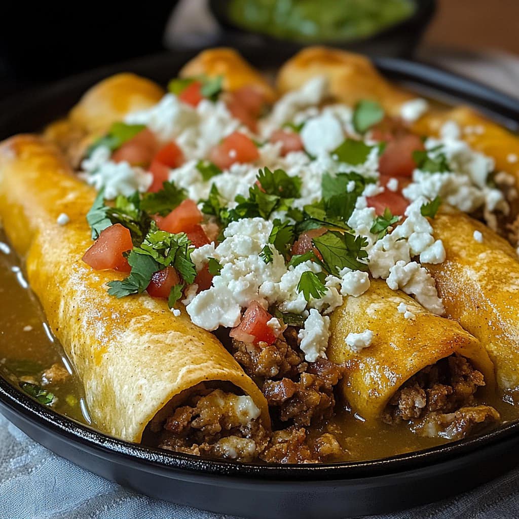 Flautas Ahogadas Mexican Drowned Tacos