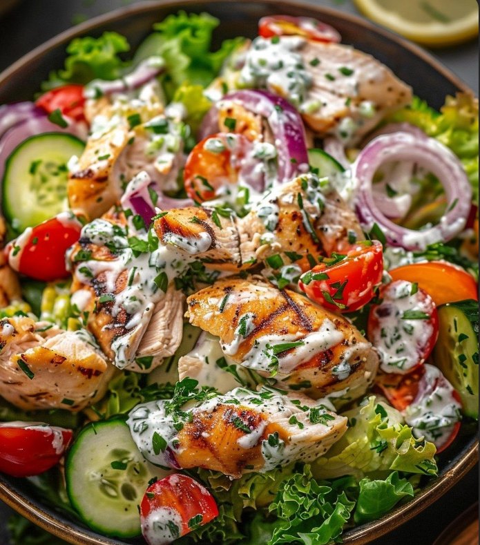 Tzatziki Chicken Salad