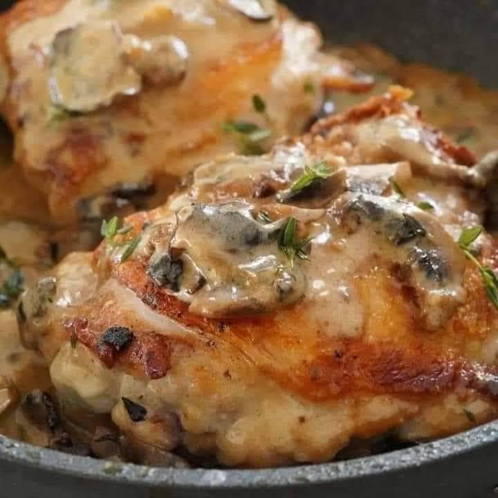 Creamy Mushroom Chicken Recipe