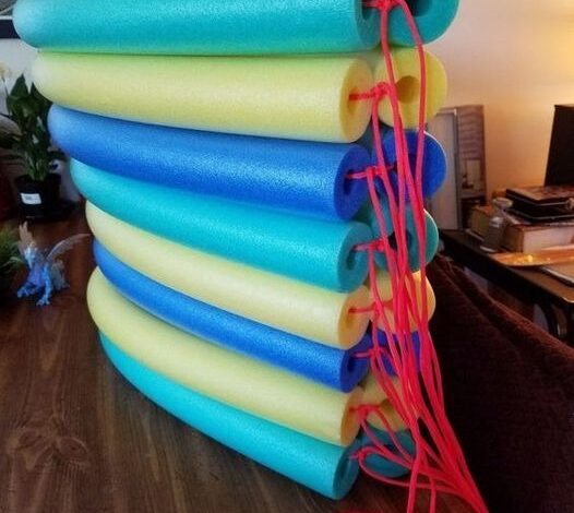 You might want to stop by the dollar store and pick up 7 pool noodles when you see what this woman made for her grandson!