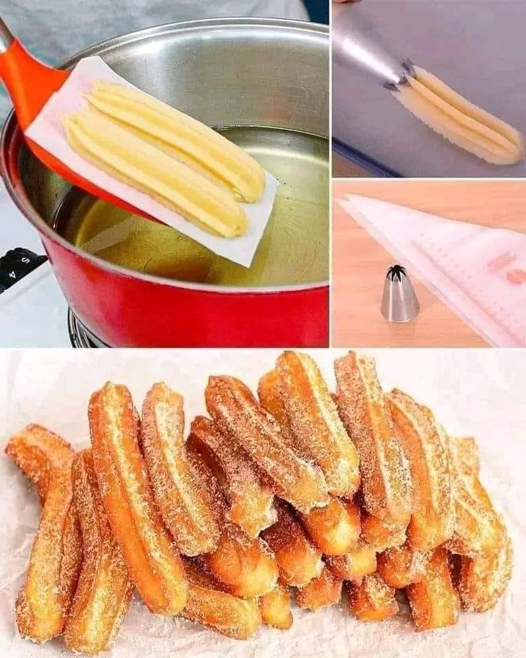 HOMEMADE CHURROS STEP BY STEP