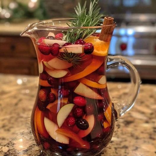 Non-Alcoholic Christmas Sangria