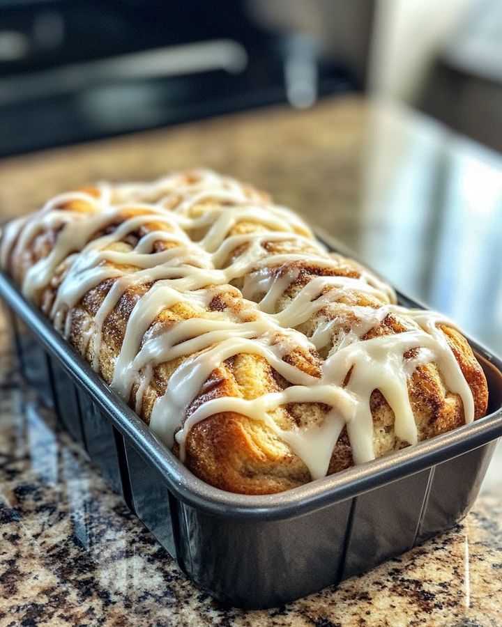 Cinnamon Roll Quick Bread