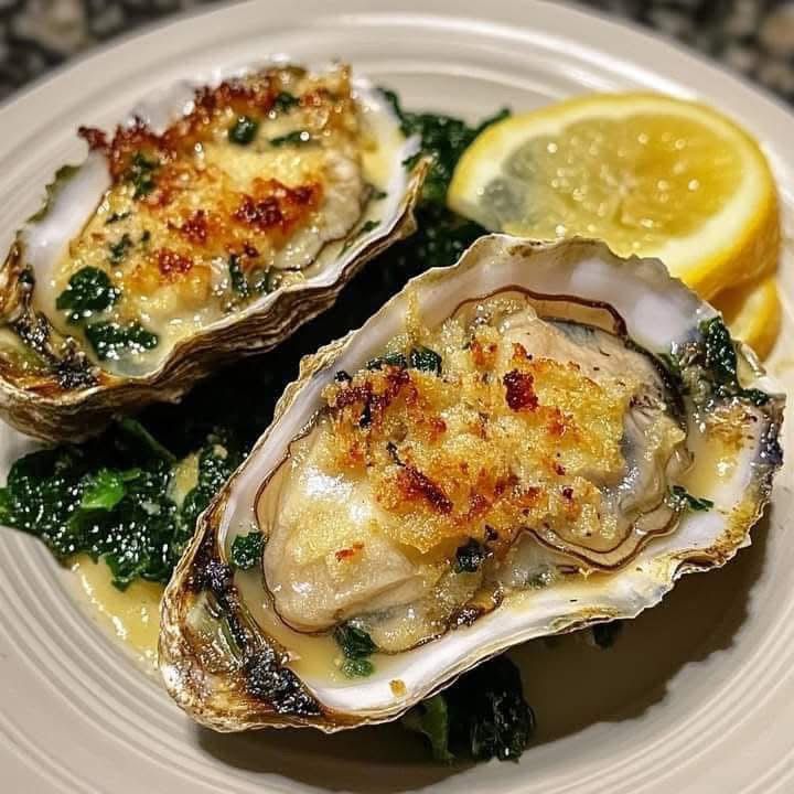 Savory Oysters Rockefeller