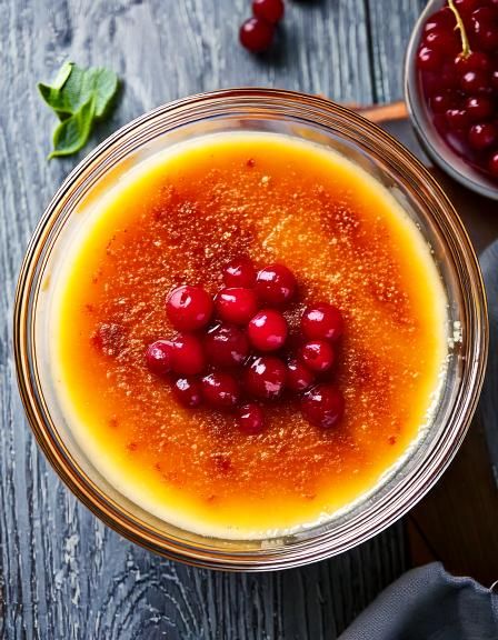 Cranberry Crème Brûlée