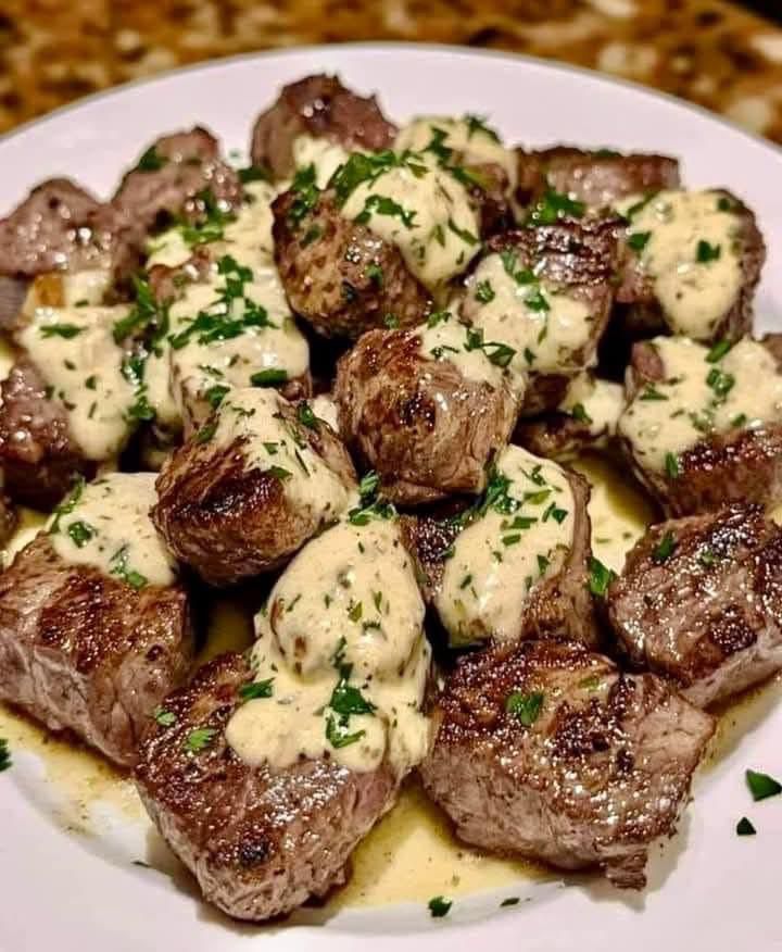 Steak Bites with Garlic Butter