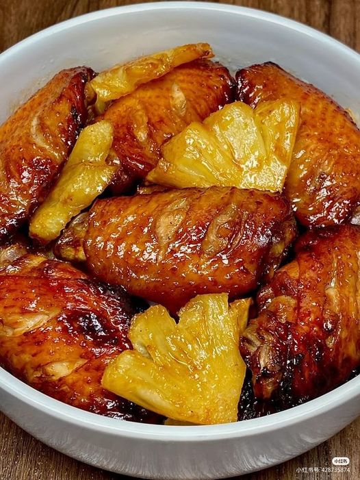 pineapple chicken wings recipe