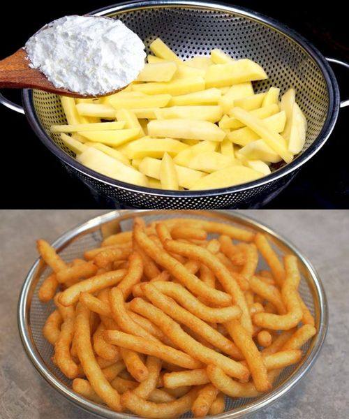 Chefs’ tip for finger-licking crispy fries