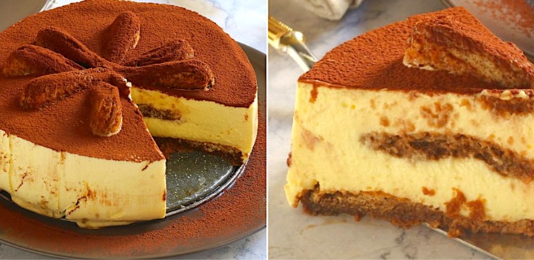 Tiramisu cheesecake: the recipe for a fresh and creamy dessert