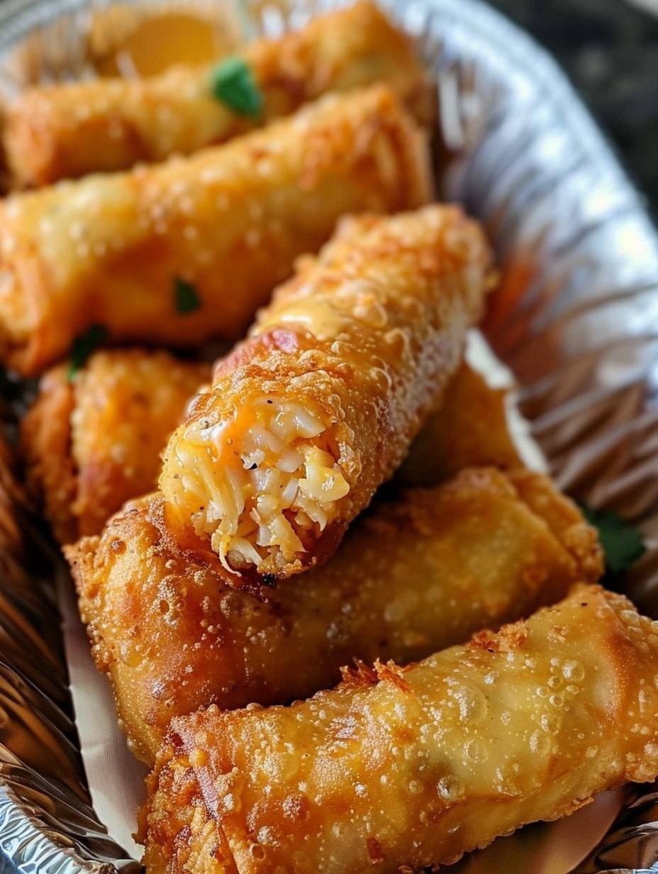 Crab Cake Egg Rolls