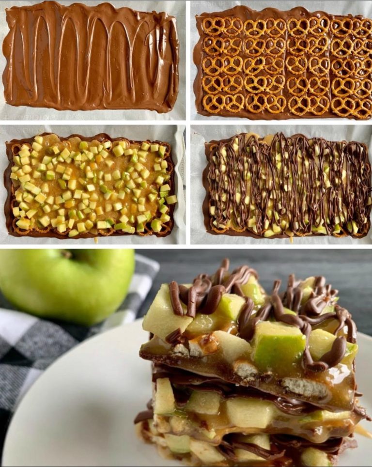 Caramel Apple 🍏 Bark 🖤