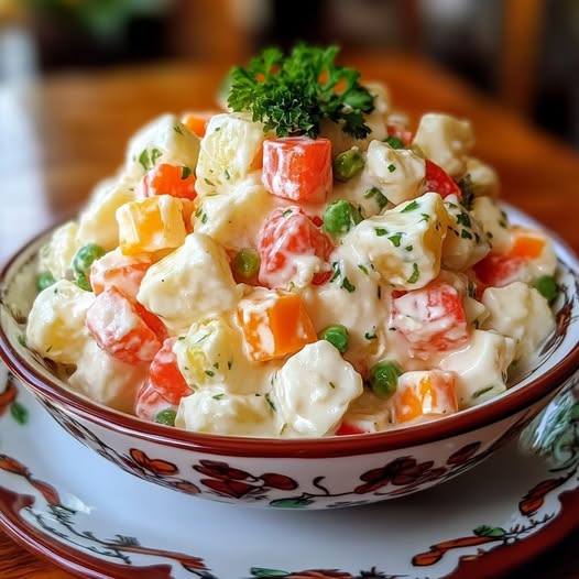 Ensalada Rusa (Colombian-Style Russian Salad) 🥔✨