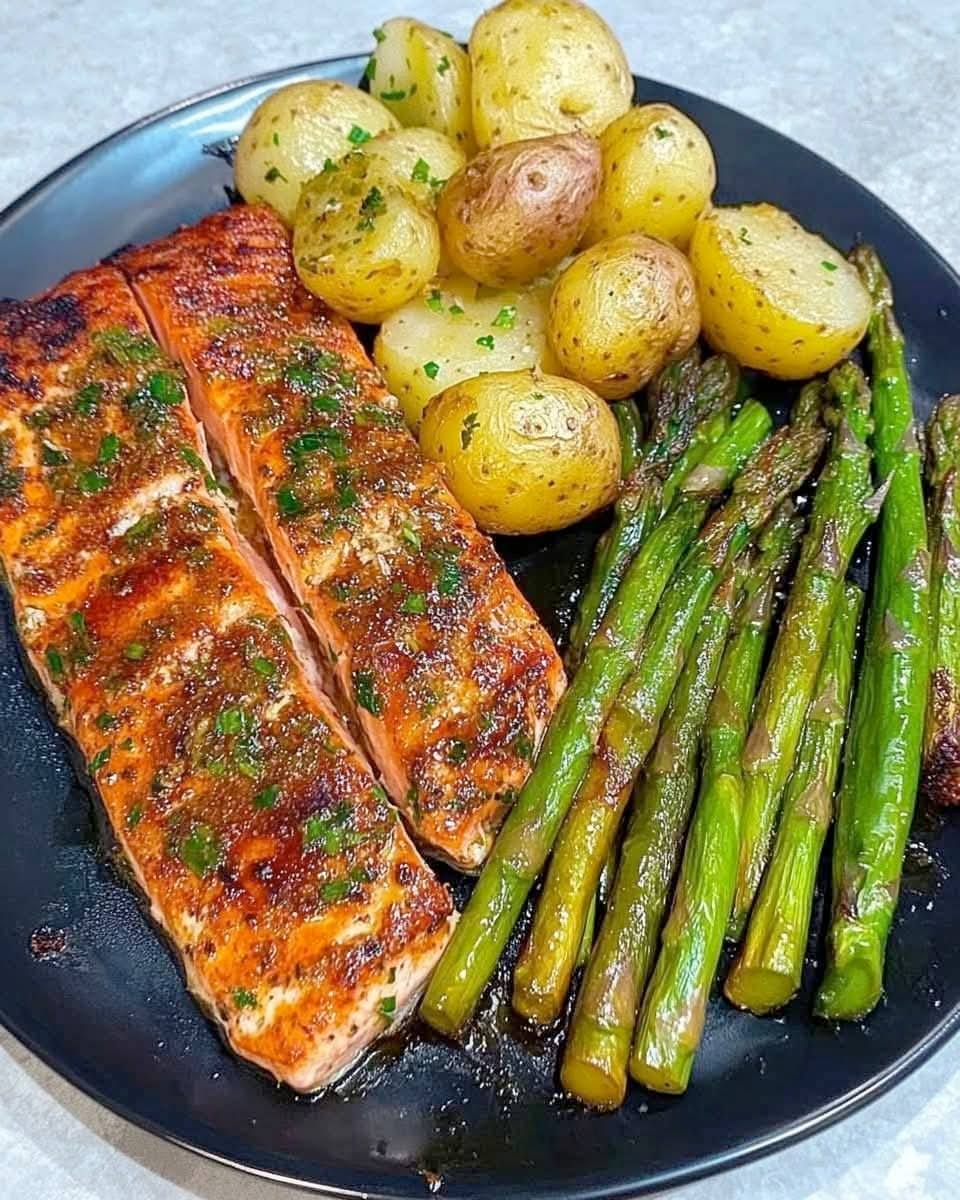 Air Fryer Salmon Bites with Hot Honey