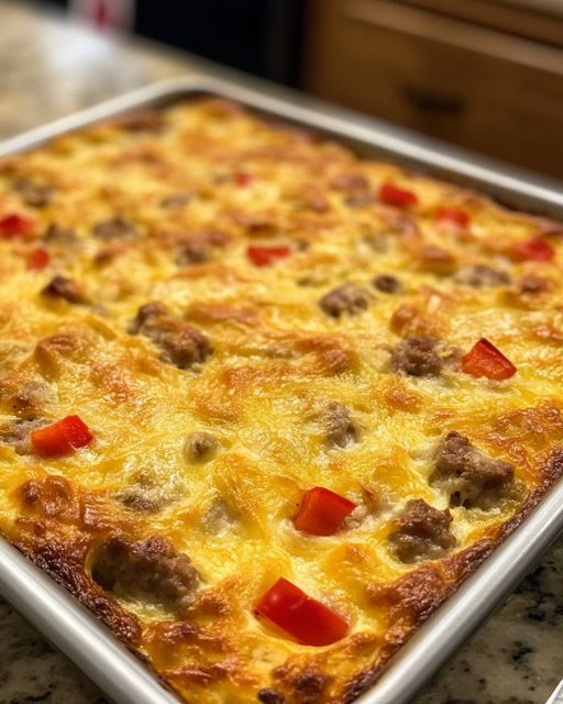 Hands down, the only Christmas breakfast casserole recipe you need!