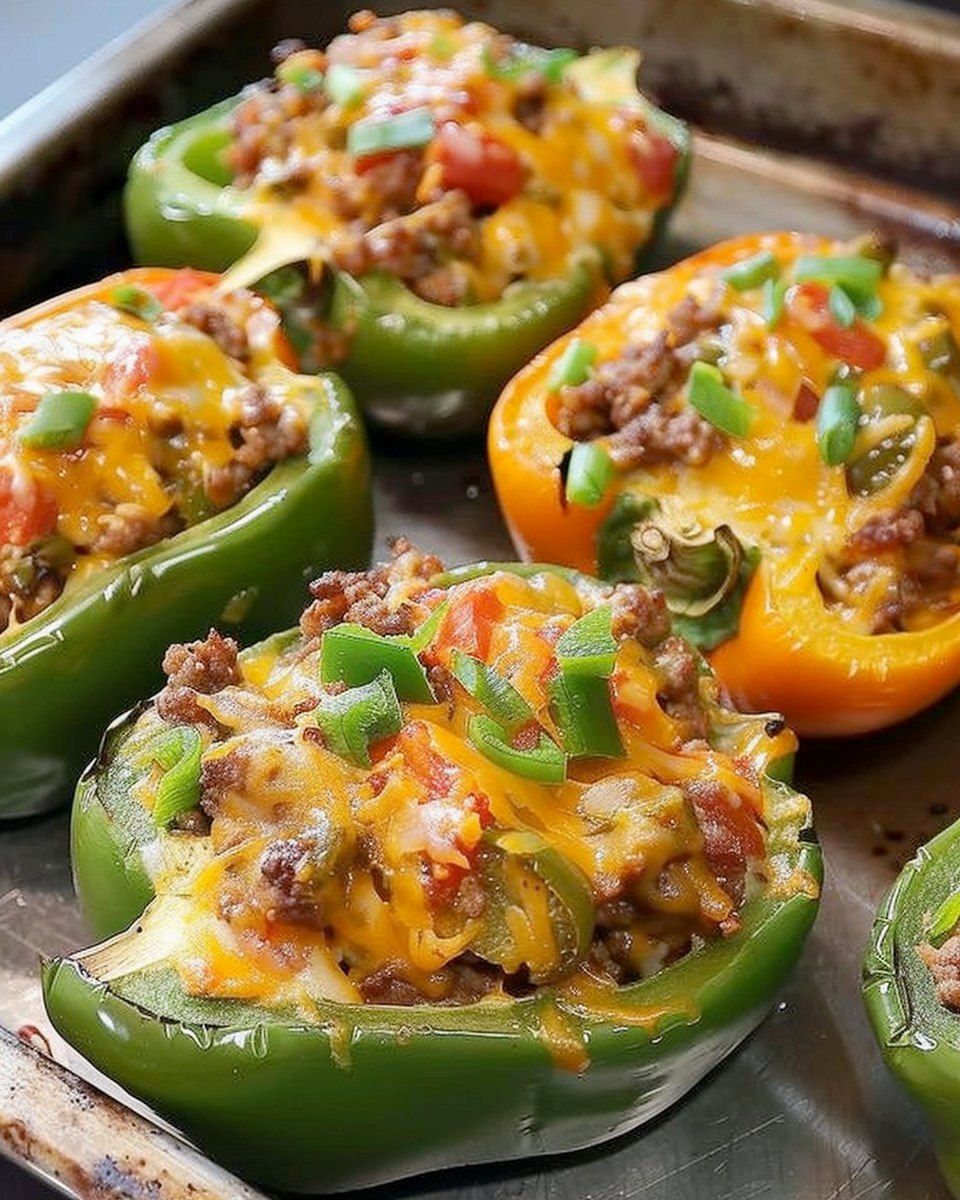 Taco Stuffed Bell Peppers Recipe