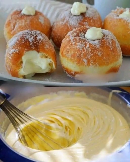 Donuts filled recipe