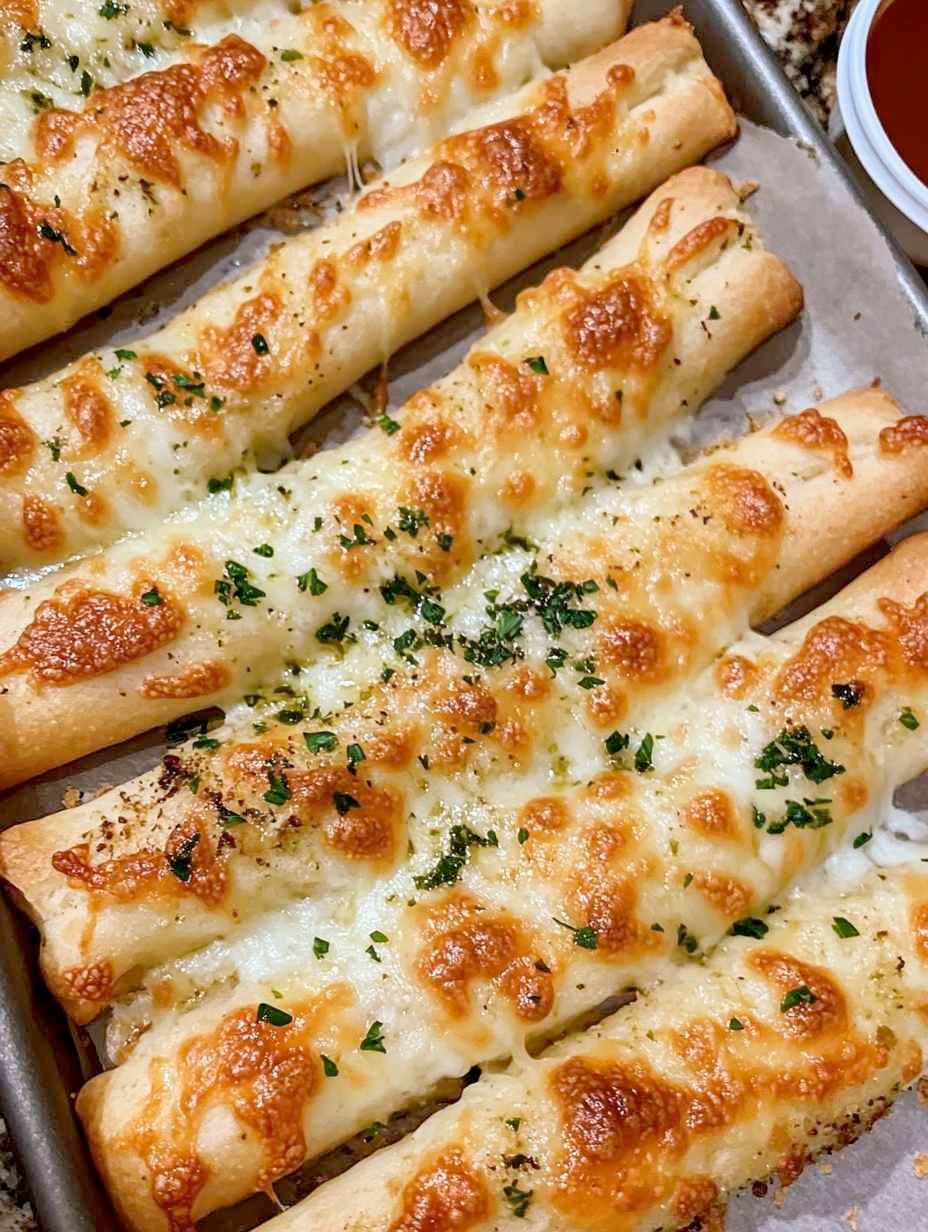 Cheesy Garlic Breadsticks