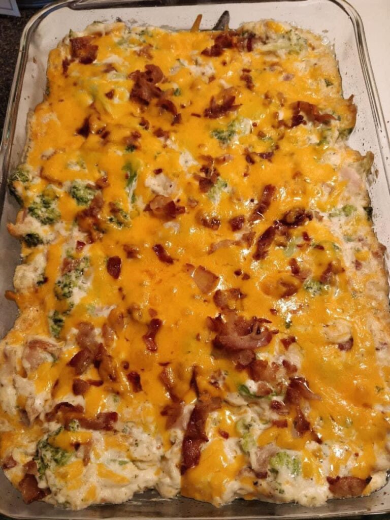 Chicken Bacon Ranch Casserole