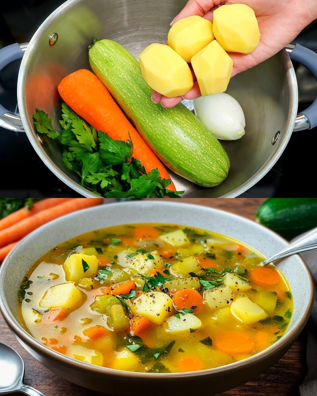 What is Zucchini and Vegetable Soup Recipe