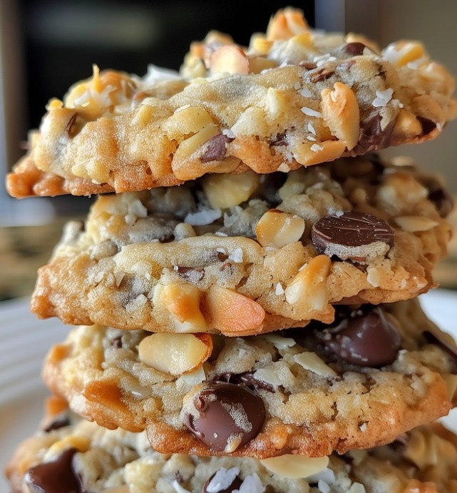 SMALL BATCH ALMOND JOY COOKIES OMG DON’T MISS