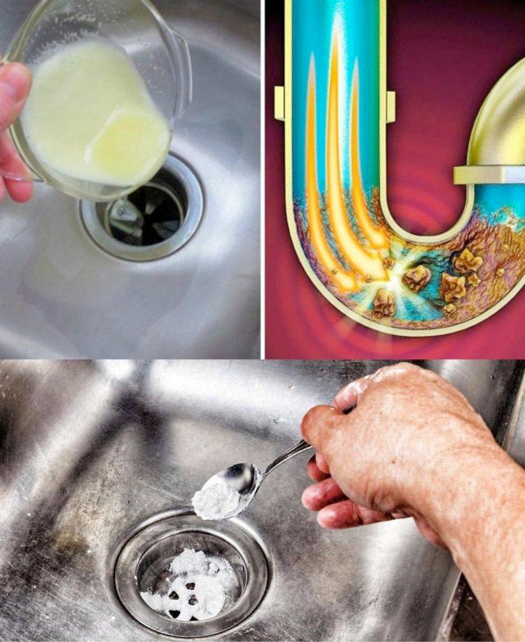 The natural homemade mixture to unclog a clogged pipe in 10 seconds